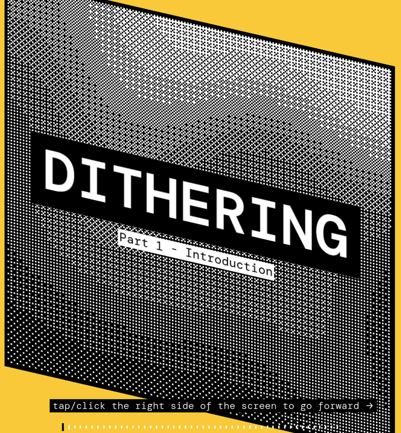 Dithering tutorial part 1 screenshot